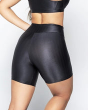 Load image into Gallery viewer, CLASSIC HIGH-WAISTED BIKER SHORT BLACK
